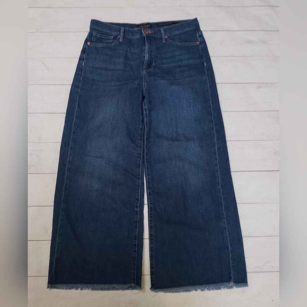 Banana Republic Dark Blue Wide-Leg Jeans